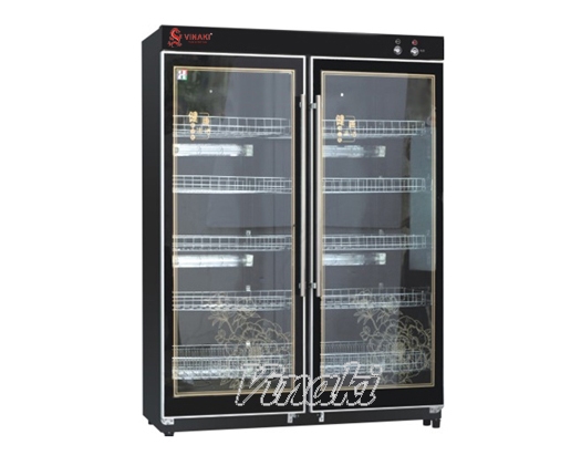 Tủ Sấy Bát 2 Buồng và 2 Cánh Kính